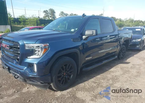2021 GMC Sierra K1500 Elevation из США, поврежденный, VIN 3GTP9GEK4MG392893